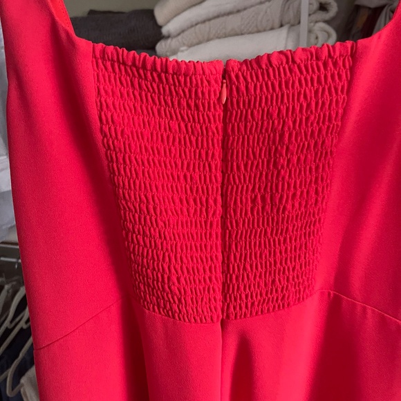 Red Sezane Dress with Bow Tied Shoulder Straps - 46 (14) - Picture 5 of 6